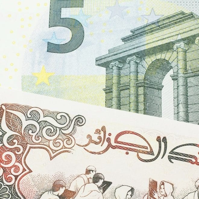 Dinar algérien : la baisse de l’euro se poursuit