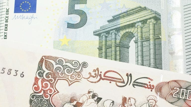 Dinar algérien : la baisse de l’euro se poursuit