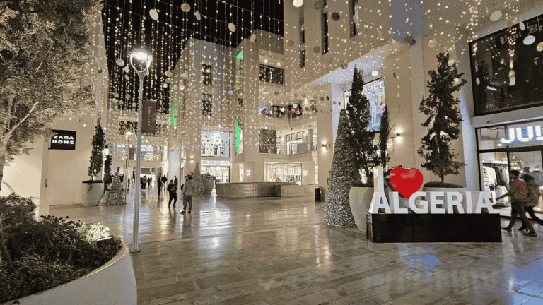Algérie : un centre commercial aux couleurs de Noël, les internautes divisés